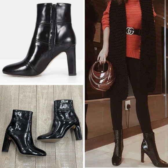 The Mode Collective Alchemy Patent Leather Boots - Picture 1 of 10